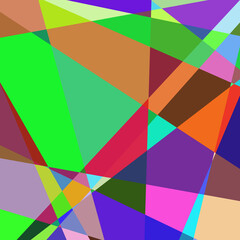 Obraz premium Geometric abstraction generative art background art illustration