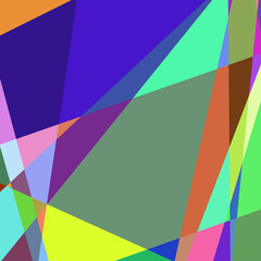 Obraz premium Geometric abstraction generative art background art illustration