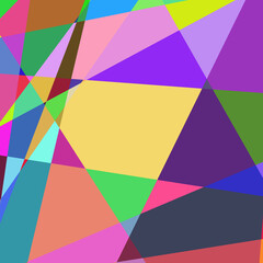 Obraz premium Geometric abstraction generative art background art illustration