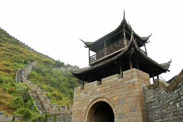 Fenghuang, Hunan Province, China: The Southern Great Wall or Miaojiang Great Wall near Fenghuang....