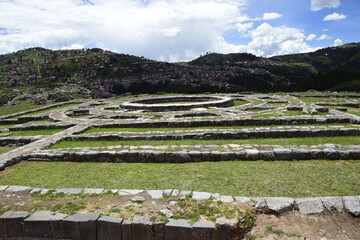 Fototapeta na wymiar Saqsaywaman the sacred ruins of the Incas in Cusco
