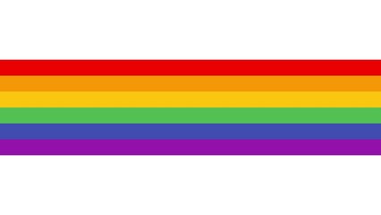 LGBTQ pride month - rainbow flag, symbol lesbian, gay, bisexual, transgender - Powered by Adobe