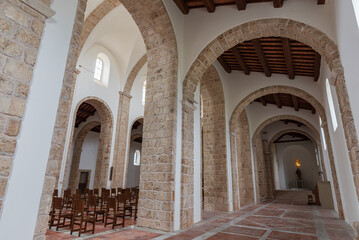 Rocchetta a Volturno, Molise. Benedictine Abbey of S. Vincenzo al Volturno.