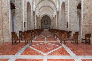 Rocchetta a Volturno, Molise. Benedictine Abbey of S. Vincenzo al Volturno.