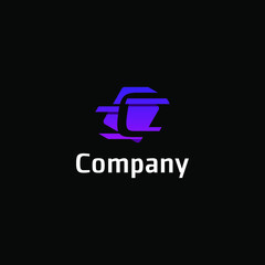 a technology company lettering logo