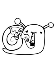 Rauchende Kiffer Schnecke 