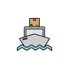 maps and transport line illustration icon. Signs and symbols can be used for web, logo, mobile app, UI, UX