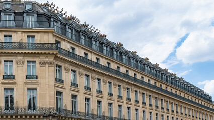 Paris, beautiful building avenue de l’Opera.