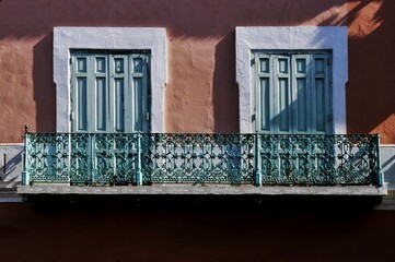 Old San juan balcony,in Puerto rico island