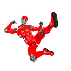 robot test is kicking up