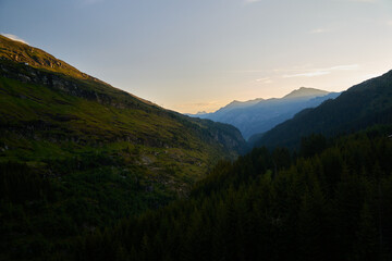 Switzerland Vals Alpen Panorama