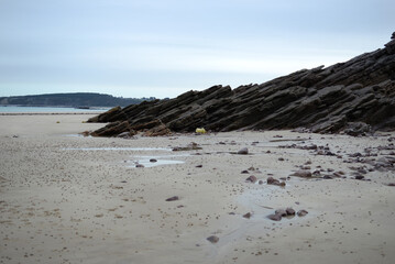 Erquy plage- rochers
