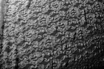 textura de tela victoriana de abuelita blanco sobre negro