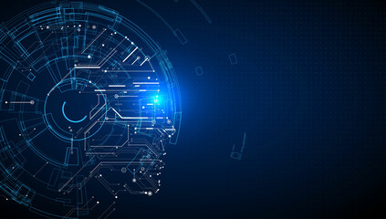 Blue Circuit Board Technology Backgrounds 