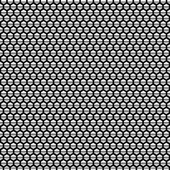 black and white chrome hexagonal pattern illustration