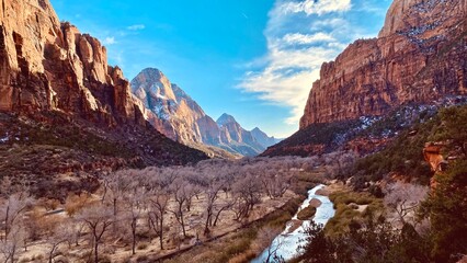 Zion National Park in January 