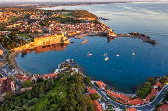 Collioure, a resort town on Vermilion Coast, France