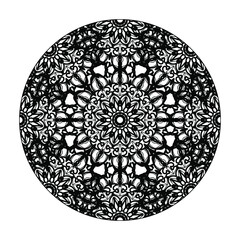 decorative concept abstract mandala illustration.