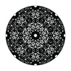 decorative concept abstract mandala illustration.