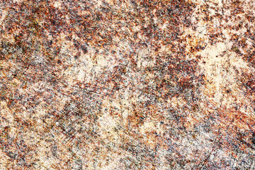 Metal rust texture. Grunge peeling paint background. Dirty industrial steel sheet pattern. Corroded iron surface. Grainy metal texture. Scratched iron surface. Rusty noise background.