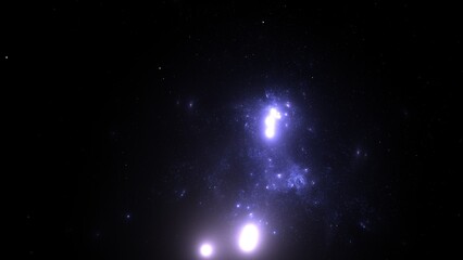 Obraz na płótnie Canvas background with stars in dark tones, far away galaxy illustration