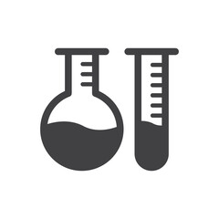 Test Tube Icon - Lab Flask Icon