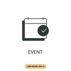 event icons  symbol vector elements for infographic web