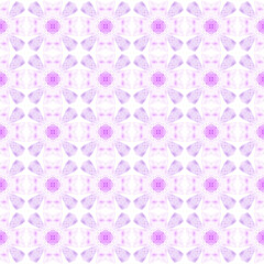 Ikat repeating swimwear design. Purple emotional