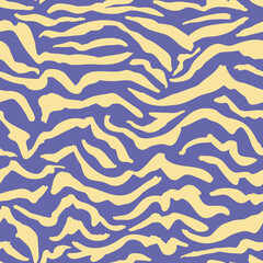 Abstract zebra seamless repeat pattern. Vector animal all over surface print on very peri background.
