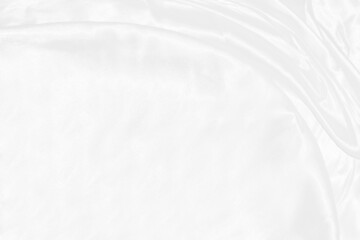 Fototapeta premium Texture, background, pattern. White cloth background abstract with soft waves, great for dresses or suits, where transparency and flow are required