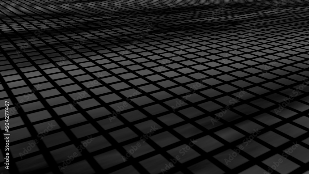 Aufkleber gray abstract grid background. 3d rendering.