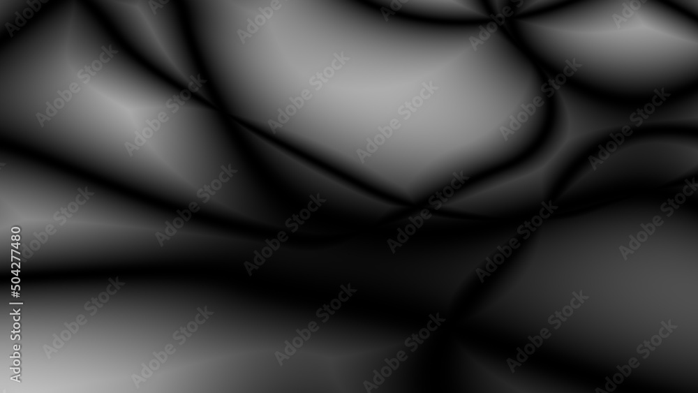 Poster gray abstract background. waves. 3d rendering.