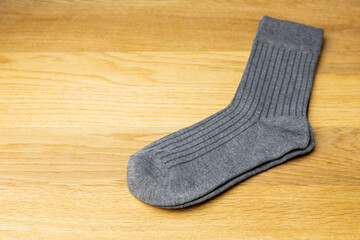 グレーの靴下