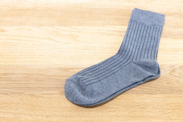 グレーの靴下