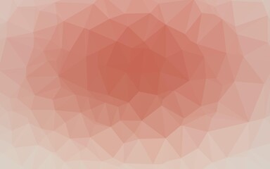 Light Red vector polygonal pattern.