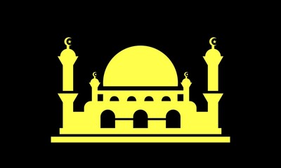 building mosque vector