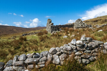 Slievemore Deserted Village, Achill Island, Ireland