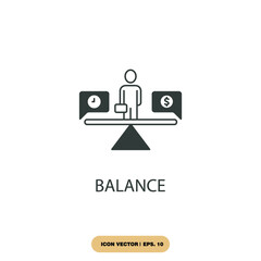 balance icons  symbol vector elements for infographic web