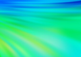 Light Blue, Yellow vector background with liquid shapes.