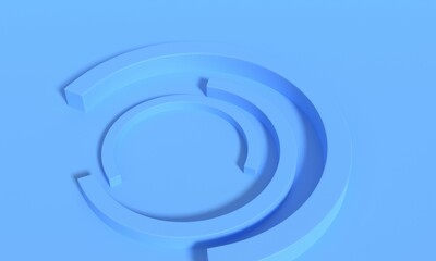 Blue sphere background 3dcg illustration © enra