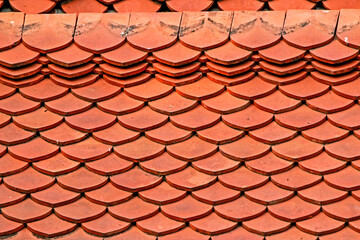 The old red tile roof