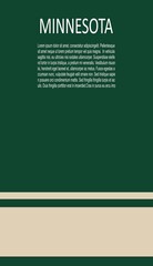 Minnesota Wild ice hockey team uniform colors. Template for presentation or infographics.