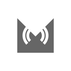 Letter M logo icon illustration
