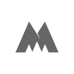 Letter M logo icon illustration