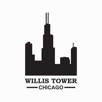 Willis Tower Vector , Chicago Logo