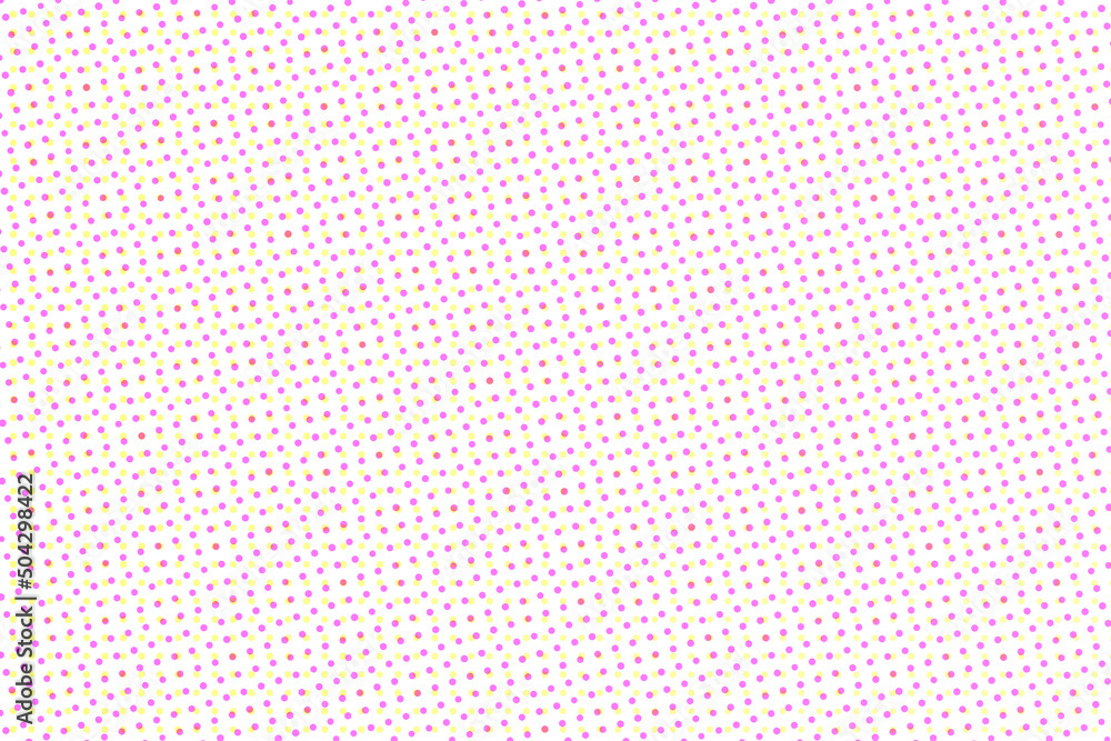 Fototapete abstract little circle gradient color with pink pastel on white background. gradient layers with lig