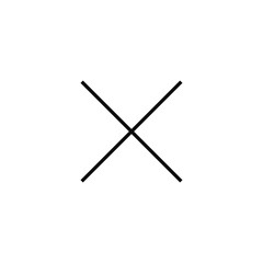 cross sign icon design vector