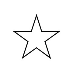 star on white