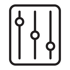 Volume Control line icon