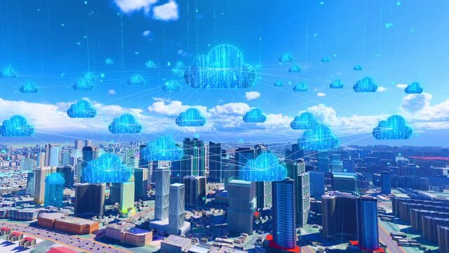 Smart city covered by cloud computing and big data network